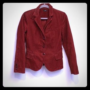 J. Crew Rust color Corduroy Blazer